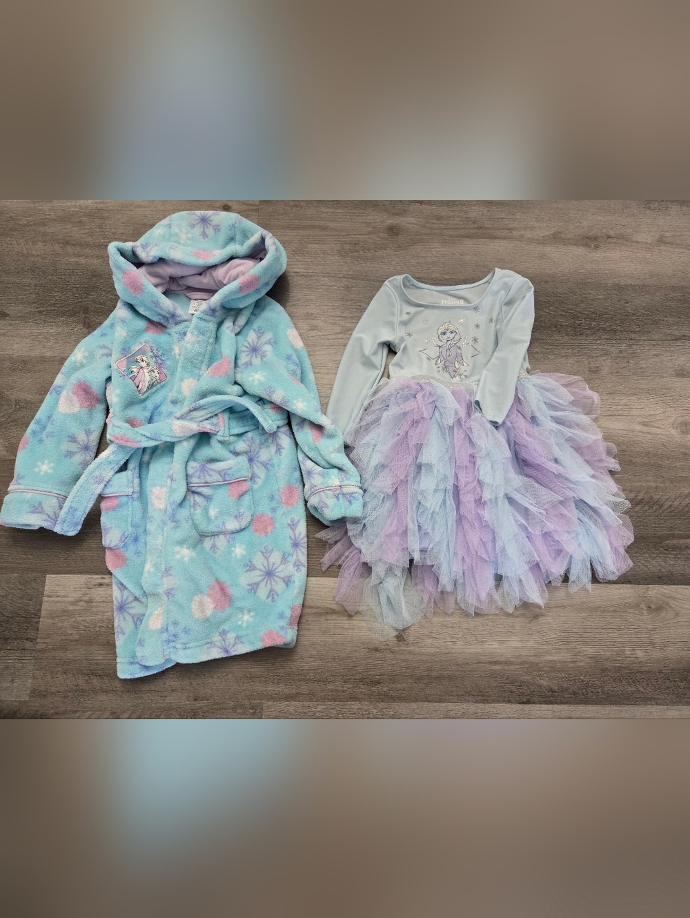 Girl's Disney Frozen Bundle 5t - Robe and Dress